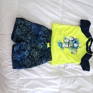 2T boys swim trunks set